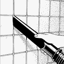 Clean Grout Joints